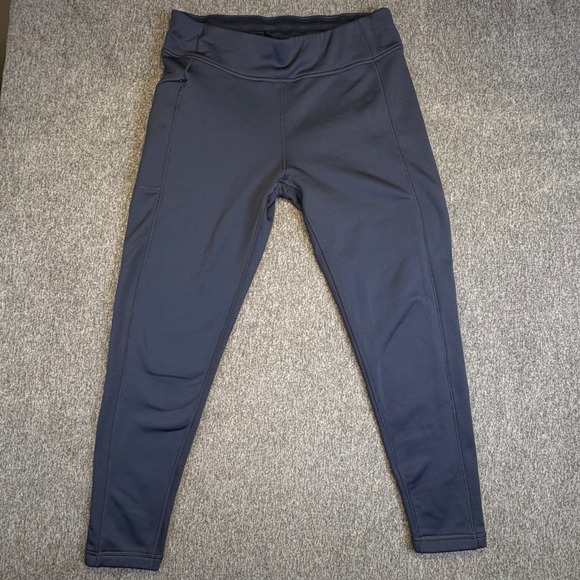Title Nine XL Leggings Athleisure Yoga Workout Activewear Women Fleece lined - Picture 1 of 14